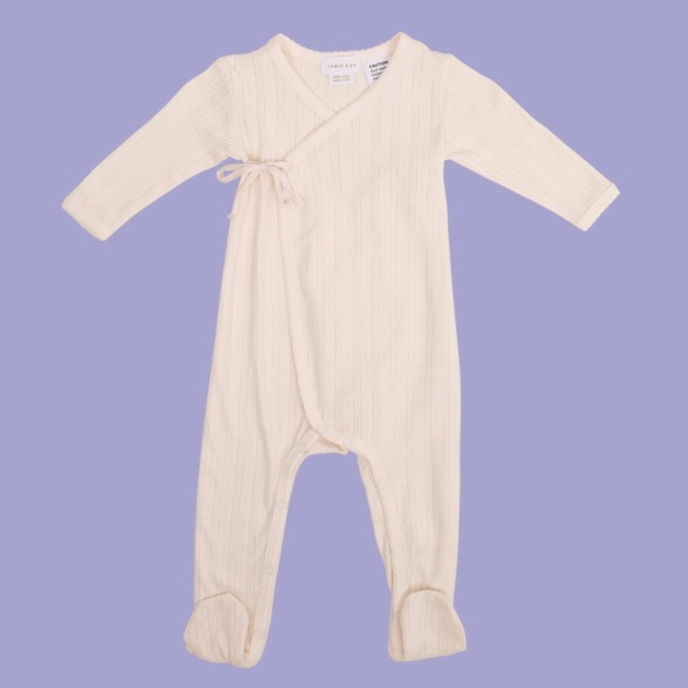 Jamie Kay Pointelle Romper Sleeper
